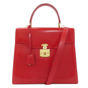 GUCCI Red Leather Bag